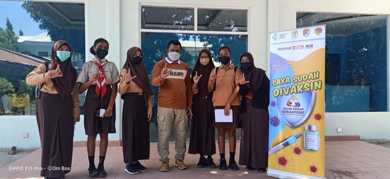 Ketika Tetesan Vaksin Covid-19 SMAS Katolik Santo John Paul II Maumere Pererat Toleransi Agama di Kabupaten Sikka