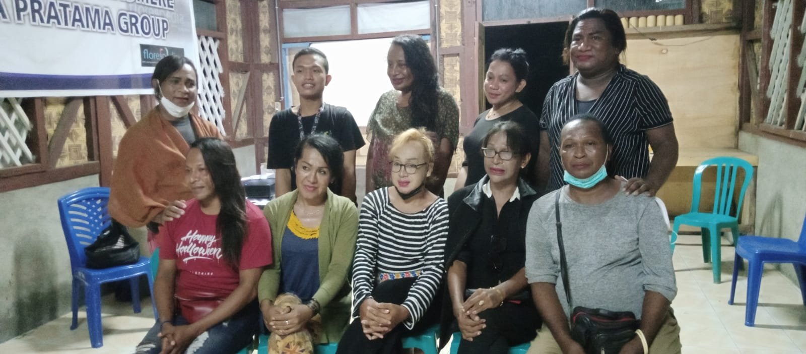 Ketika Transpuan Sikka dan Awak Media "Buka-Bukaan" di Kantor Redaksi florespedia.id Maumere