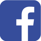 new facebook logo blue and white